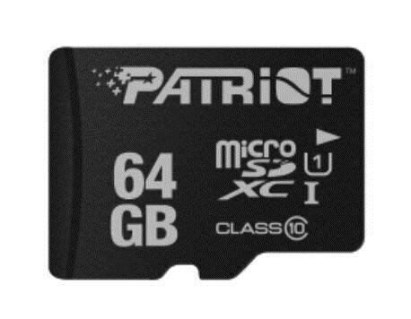 Patriot PSF64GMDC10, 64GB, microSDHC цена и информация | Mobiiltelefonide mälukaardid | kaup24.ee