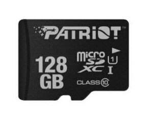 Patriot PSF128GMDC10, 128GB, MicroSDXC hind ja info | Mobiiltelefonide mälukaardid | kaup24.ee