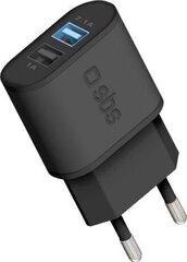 SBS Mobile TETR2USB21AFAST цена и информация | Зарядные устройства для телефонов | kaup24.ee