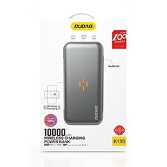 Dudao K13s 10000 mAh juhtmevaba akupank, must hind ja info | Akupangad | kaup24.ee