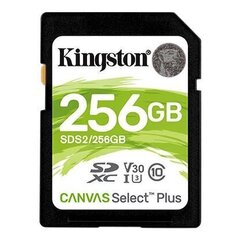 Kingston Canvas, 256GB, V30 hind ja info | Mälupulgad | kaup24.ee
