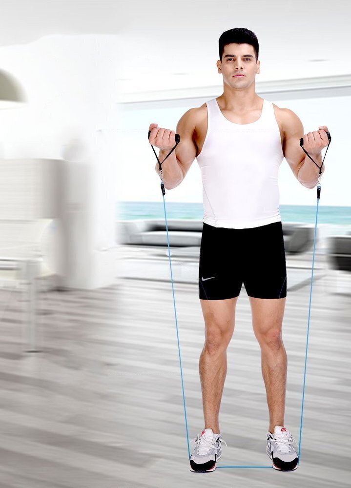 Wozinsky 11 komplekti käepidemetega harjutusvöösid Stretch Fitnessi kodukomplekt sisaldab 5 virnastatavat harjutusriba koos kandekotiga (WRTS5-01) hind ja info | Treeningkummid | kaup24.ee