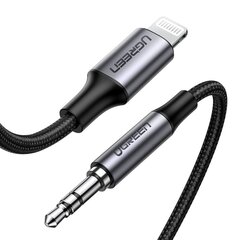 Ugreen MFI Lightning - 3,5 mm mini jack audio cable AUX headphones adapter gray (70509) цена и информация | Кабели для телефонов | kaup24.ee