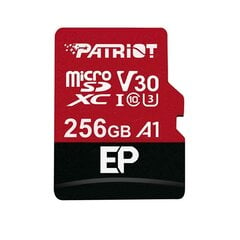 Patriot PEF256GEP31MCX, 256GB, MICRO SDXC цена и информация | Карты памяти для телефонов | kaup24.ee