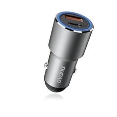 Автомобильное зарядное устройство Dudao USB/USB Typ C Power Delivery Quick Charge 22,5 Вт, серое (R4PQ) цена и информация | Зарядные устройства для телефонов | kaup24.ee