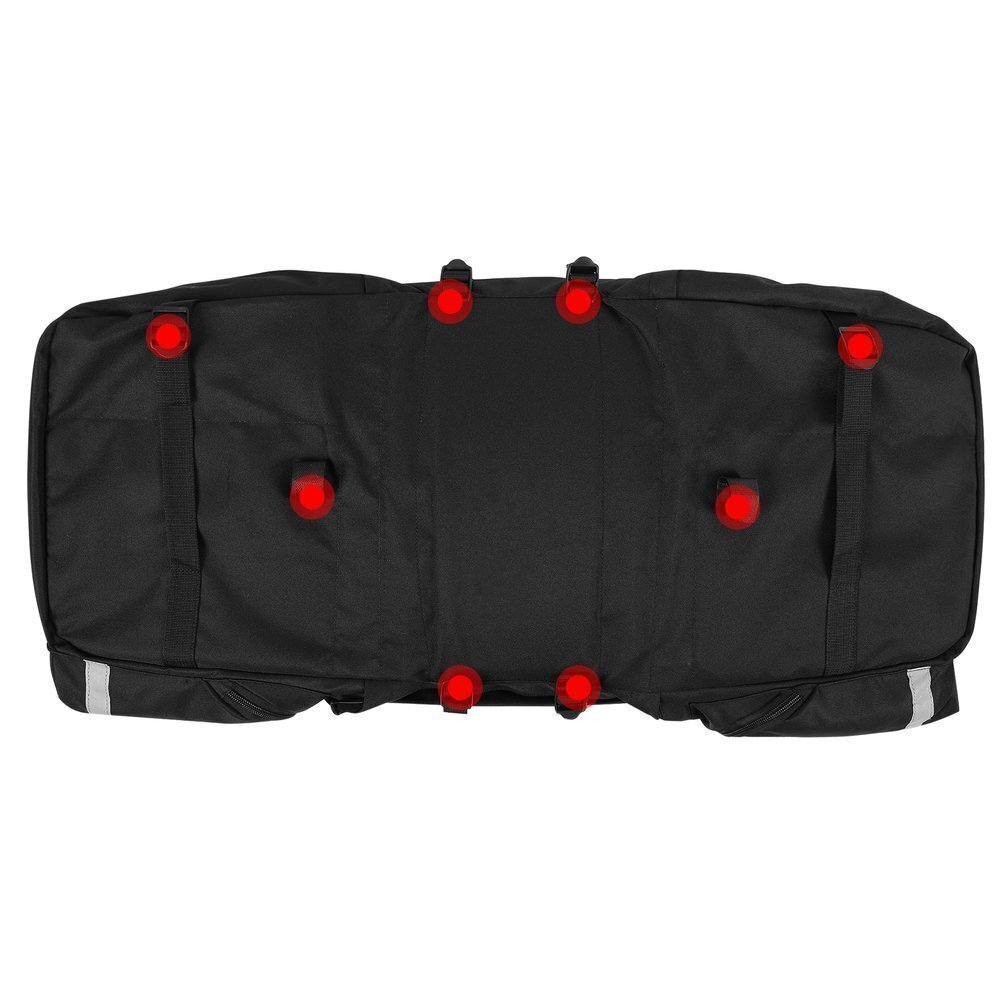 Wozinsky Bicycle Bike Pannier Bag Tagumine pagasiruumi kott õlarihma ja pudelikarbiga 60L must (WBB13BK) цена и информация | Rattakotid ja telefonikotid | kaup24.ee