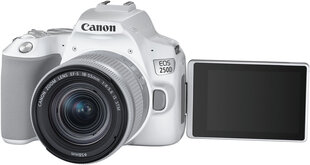 Canon EOS 250D + 18-55мм IS STM Kit, белый цена и информация | Фотоаппараты | kaup24.ee