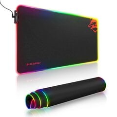 Hiirepadi RGB Gaming Mouse Pad Blitzwolf BW-MP1 (black) цена и информация | Мыши | kaup24.ee