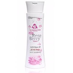 Шампунь для волос Rose Berry Nature с натуральным розовым маслом и экстрактом ягод годжи, 200 мл цена и информация | Bulgarian Rose Karlovo Духи, косметика | kaup24.ee