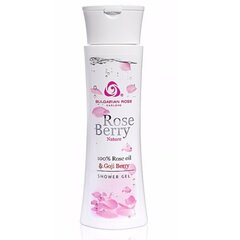 Гель для душа Rose Berry Nature с натуральным розовым маслом и экстрактом ягод годжи, 200 мл цена и информация | Bulgarian Rose Karlovo Духи, косметика | kaup24.ee