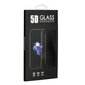 LCD kaitsev karastatud klaas 9H 5D Huawei P40 Lite must hind ja info | Ekraani kaitsekiled | kaup24.ee