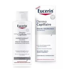 Šampoon tundlikule peanahale Eucerin DermoCapillaire Hypertolerant 250 ml hind ja info | Šampoonid | kaup24.ee