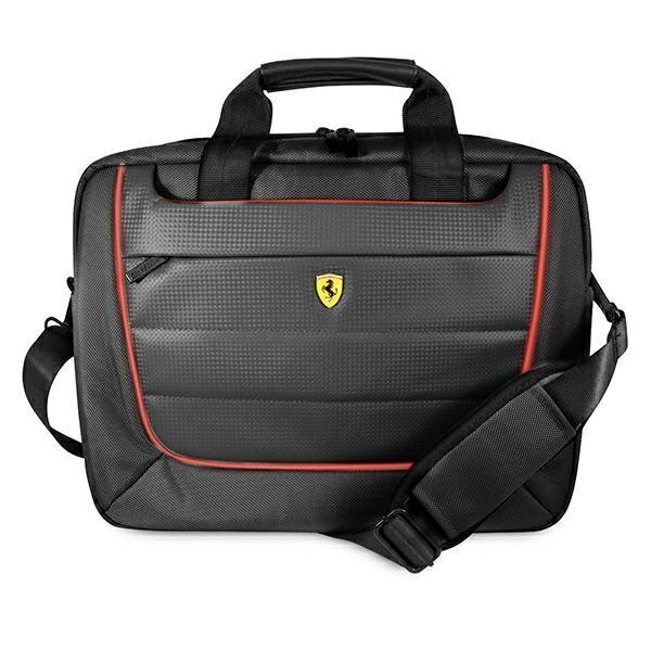 Ferrari kott FECB15BK sülearvuti 15tolli must / must Scuderia hind ja info | Sülearvutikotid | kaup24.ee