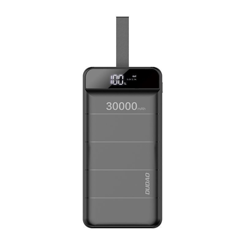 Dudao universaalne laadija seadmetele 30000 mAh / 3x USB must hind ja info | Akupangad | kaup24.ee