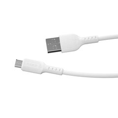 Dudao durable USB cable / micro USB 5 A 1 m white (L7S white) цена и информация | Кабели для телефонов | kaup24.ee