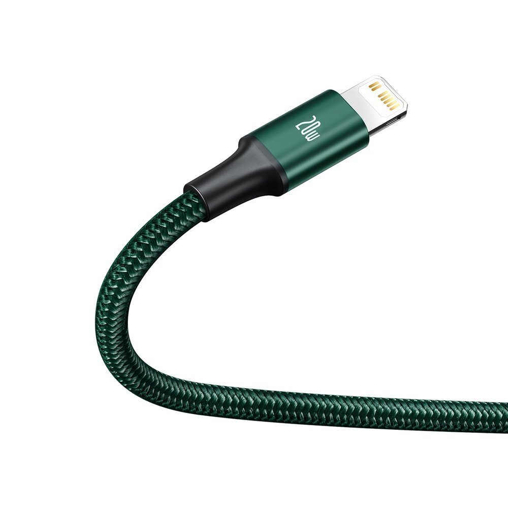 Baseus Rapid 3in1 USB Type C – USB Type C / Lightning / micro USB kaabel 20 W 1,5 m roheline (CAMLT-SC06) цена и информация | Mobiiltelefonide kaablid | kaup24.ee