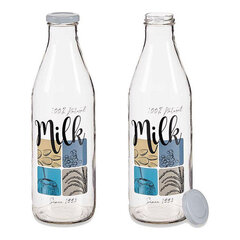 Pudel Natural Milk Läbipaistev Metall Klaas (1000 ml) hind ja info | Klaasid, tassid ja kannud | kaup24.ee
