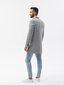 Meeste klassikaline elegantne mantel Ombre C432 hall hind ja info | Meeste mantlid | kaup24.ee