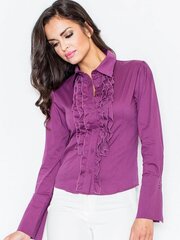 Рубашка с длинным рукавом для женщин Figl цена и информация | Женские блузки, рубашки | kaup24.ee