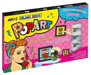 Pildikaunistamise komplekt AMOS PopArt цена и информация | Развивающие игрушки | kaup24.ee