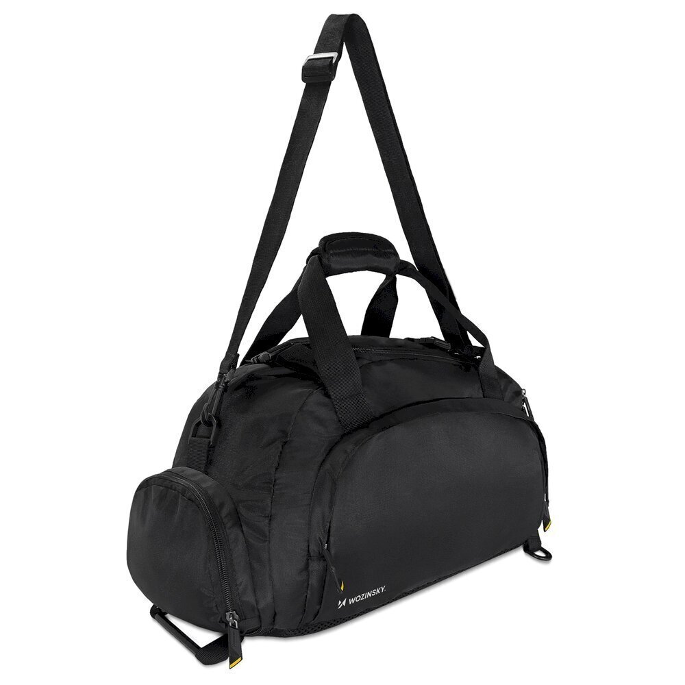 Wozinsky sports bag backpack hand luggage bag 40x20x25 cm for plane black (WSB-B01) цена и информация | Spordikotid, seljakotid | kaup24.ee