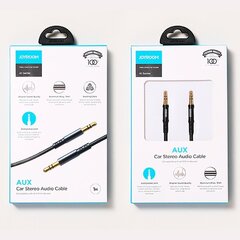 Joyroom stereo audio AUX cable 3,5 mm mini jack 1 m black (SY-10A1) цена и информация | Кабели для телефонов | kaup24.ee