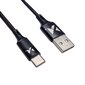 Wozinsky cable USB - USB Type C 2,4A 1m black (WUC-C1B) цена и информация | Mobiiltelefonide kaablid | kaup24.ee