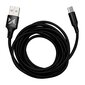 Wozinsky cable USB - USB Type C 2,4A 1m black (WUC-C1B) hind ja info | Mobiiltelefonide kaablid | kaup24.ee