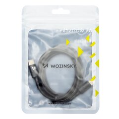 Wozinsky cable USB Type C - Lightning Power Delivery 18W 2m black (WUC-PD-CL2B) hind ja info | Mobiiltelefonide kaablid | kaup24.ee