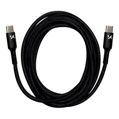 Wozinsky cable USB Type C - USB Type C Power Delivery 18W 2m black (WUC-PD-CC1B) цена и информация | Кабели для телефонов | kaup24.ee