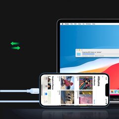 Быстрая зарядка Ugreen USB Type C - кабель Lightning (сертификат MFI) чип C94 Power Delivery, 1 м, синяя (US387 20313) цена и информация | Кабели для телефонов | kaup24.ee
