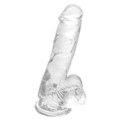 Dildo S Pleasures Läbipaistev (Ø 3,6 cm) hind ja info | Vibraatorid | kaup24.ee