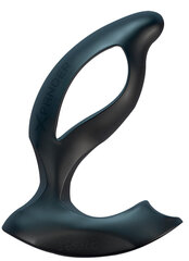 Xpander X2 Silicone Noir silikoonist eesnäärme masseerija Joydivision (11,5 cm) Must цена и информация | Анальные игрушки | kaup24.ee
