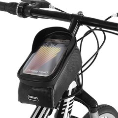 Wozinsky Bike Front Storage Bag Bicycle Frame Phone чехол 2L черный (WBB17BK) цена и информация | Чехлы для телефонов | kaup24.ee