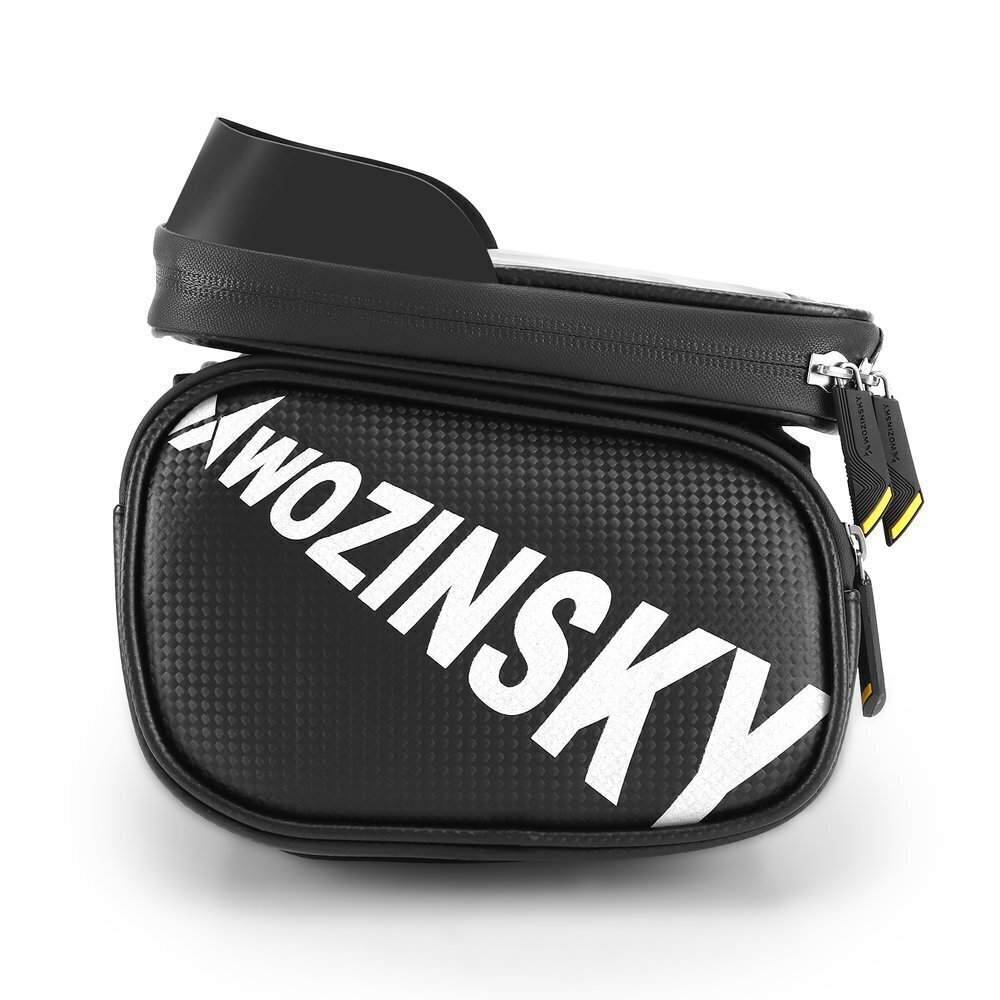 Wozinsky bike front storage detachable bag bicycle frame phone case black(WBB21BK) цена и информация | Telefoni kaaned, ümbrised | kaup24.ee