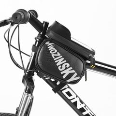 Wozinsky bike front storage detachable bag bicycle frame phone case black(WBB21BK) hind ja info | Telefoni kaaned, ümbrised | kaup24.ee
