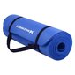 Gymnastic non slip mat for exercising 181 cm x 63 cm x 1 cm blue (WNSP-BLUE) цена и информация | Joogamatid | kaup24.ee