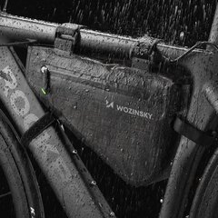 Wozinsky bicycle bag for the bicycle frame 8L grey (WBB15BK) hind ja info | Seljakotid jalgratturitele | kaup24.ee