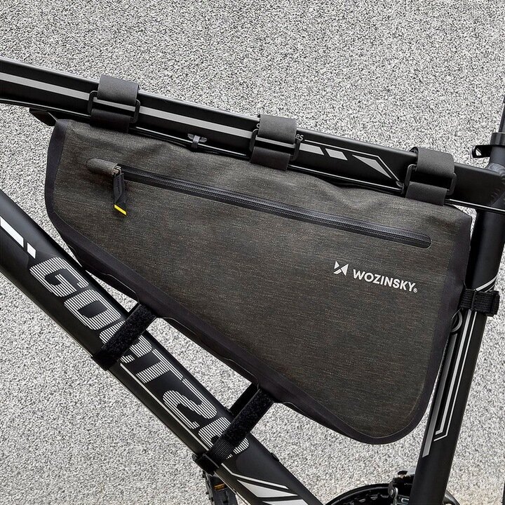 Wozinsky bicycle bag for the bicycle frame 8L grey (WBB15BK) hind ja info | Rattakotid ja telefonikotid | kaup24.ee