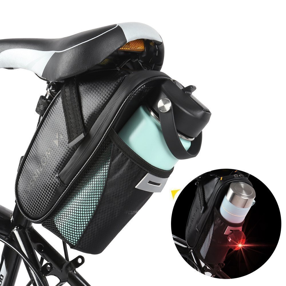 Wozinsky bicycle under the saddle bottle bag black (WBB20BK) цена и информация | Rattakotid ja telefonikotid | kaup24.ee