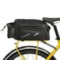 Wozinsky Bicycle Bike Pannier Bag Rear Trunk Bag with Shoulder Strap 9L black (WBB22BK) цена и информация | Pakiraamid | kaup24.ee