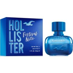 Мужская парфюмерия Festival Nite for Him Hollister EDT: Емкость - 100 мл цена и информация | Мужские духи | kaup24.ee