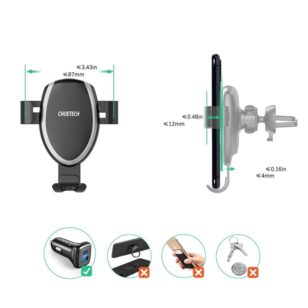 Choetech T536-S hind ja info | Mobiiltelefonide laadijad | kaup24.ee