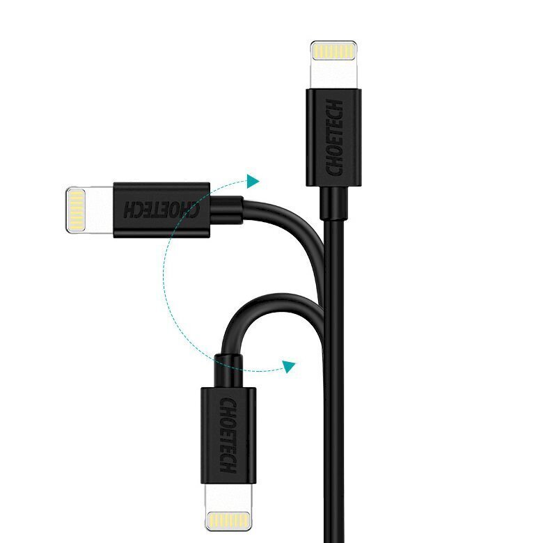 Choetech MFI USB - Lightning charging data cable 1,2m white (IP0026 white) цена и информация | Mobiiltelefonide kaablid | kaup24.ee