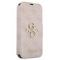 GUBKP13X4GMGPI Guess PU 4G Metal Logo Book Case for iPhone 13 Pro Max Pink hind ja info | Telefoni kaaned, ümbrised | kaup24.ee