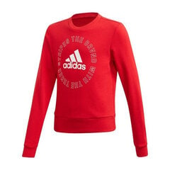 Kapuutsita dressipluus tüdrukutele Adidas G Bold Crew Punane цена и информация | Спортивная одежда для женщин | kaup24.ee