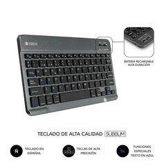 Subblim Teclado Keytab PRO, 10.1" hind ja info | Tahvelarvuti kaaned ja kotid | kaup24.ee