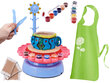 Keraamika loominguline komplekt savi ja värviga KX5630 hind ja info | Arendavad mänguasjad | kaup24.ee