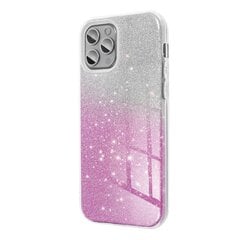Telefoniümbris Shining sobib Samsung Galaxy S21 FE, läbipaistev / roosa цена и информация | Чехлы для телефонов | kaup24.ee