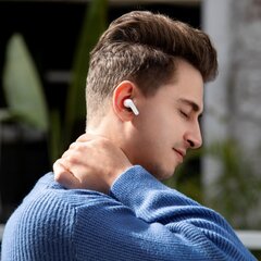 Baseus SIMU S2 juhtmeta kõrvaklapid ANC / Bluetooth 5.0 / valge hind ja info | Kõrvaklapid | kaup24.ee